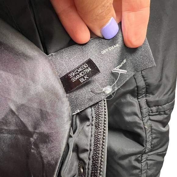 Cole Haan Quilted Coat Jacket in Black Women’s Size Small - Picture 9 of 11